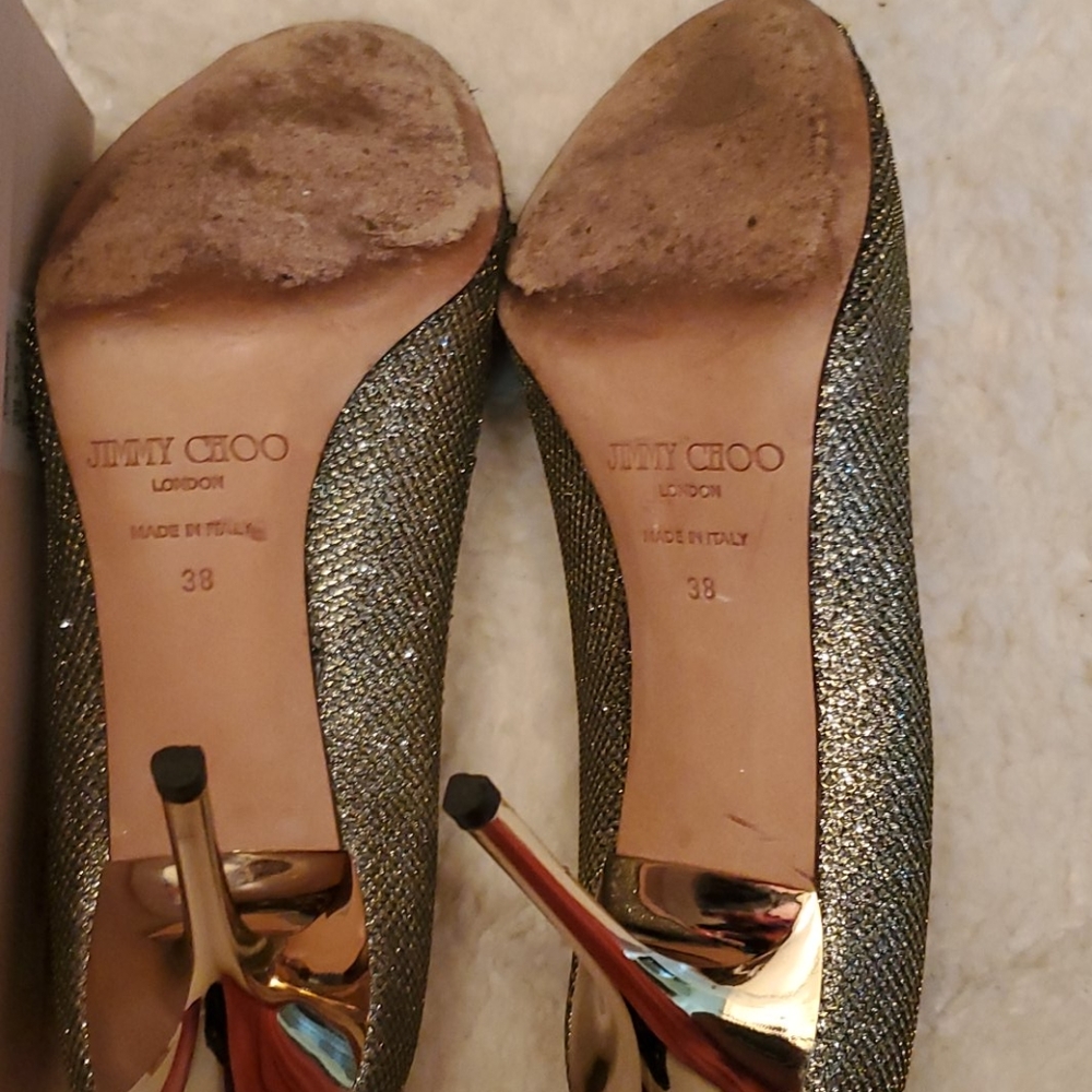 💲Reduced‼️Jimmy Choo "Evelyn" Worn Once - Picture 2 of 3